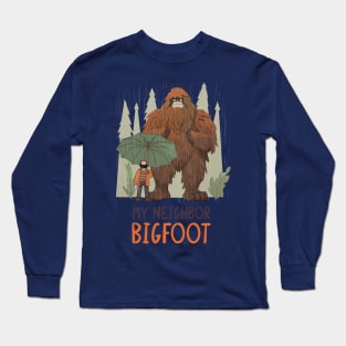 my neighbour Bigfoot Long Sleeve T-Shirt